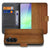 Samsung Galaxy A37 Book Case Hoesje Donker Hout