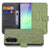Book Case Samsung Galaxy A37 Groen Houtnerf