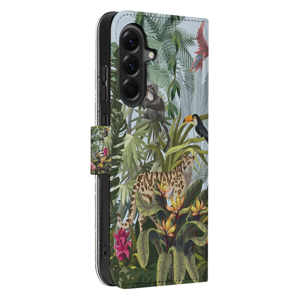 Samsung Galaxy A37 Book Case Hoesje Jungle Design