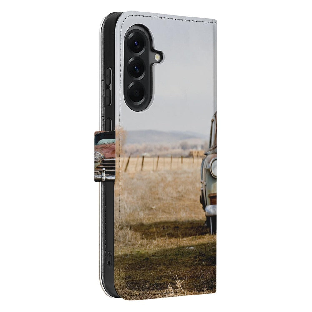 Bookcase Hoesje Samsung Galaxy A37 Vintage Auto