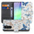 Samsung Galaxy A37 Wallet Hoesje Vlinder met Magnetische sluiting Vlinder design Vooraanzicht Binnenkant.