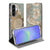 Samsung Galaxy A37 Book Cover Vintage Bird Flowers detail.