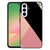 Samsung Galaxy A57 Back Cover Black Pink Shapes detail zicht.