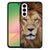Samsung Galaxy A57 Back Cover Leeuw Leeuw print vooraanzicht.