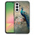 Samsung Galaxy A57 Backcover Hoesje Vintage Pauwen Aanzicht Vooraan