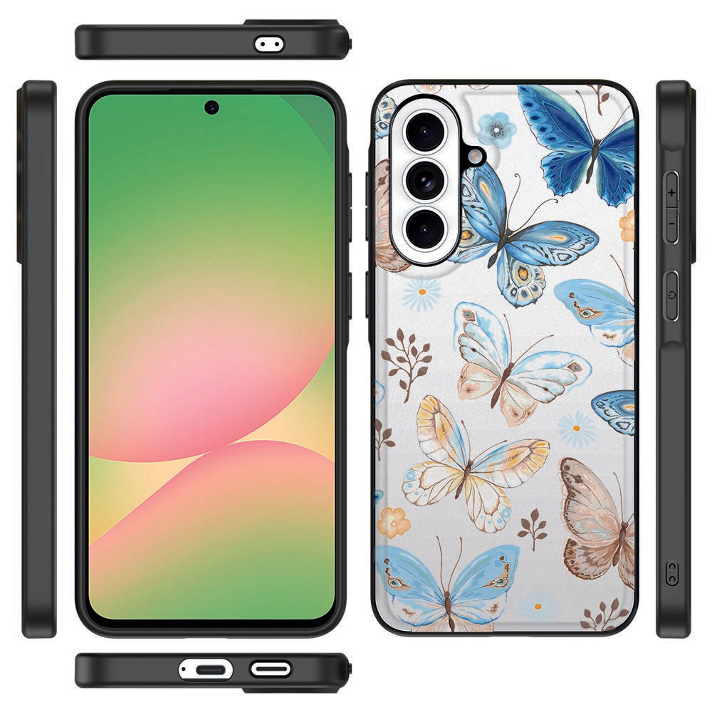 Samsung Galaxy A57 Vlinder Back Cover Vlinderprint vooraanzicht.