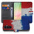Samsung Galaxy A57 Book Case Hoesje Nederlandse Vlag Voor- en achteraanzicht.