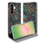 Samsung Galaxy A57 Standcase Hoesje Aztec standcase detail met kleurrijke Aztec-print.