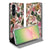 Samsung Galaxy A57 Smart Cover Hoesje Flowers Detail bloemen ontwerp met paarswitte bloemen en groene bladeren.