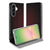 Bookcase Samsung Galaxy A57 Geruit Rood Smartphone accessoire met geruit ontwerp en zichtbare telefoon.