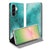 Samsung Galaxy A57 Book Case Painting Blue Vooraanzicht.