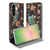 Samsung Galaxy A57 Bookcase Pauw met Bloemen Vooraanzicht.