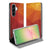 Samsung Galaxy A57 Book Case Polygon Red Vooraanzicht.