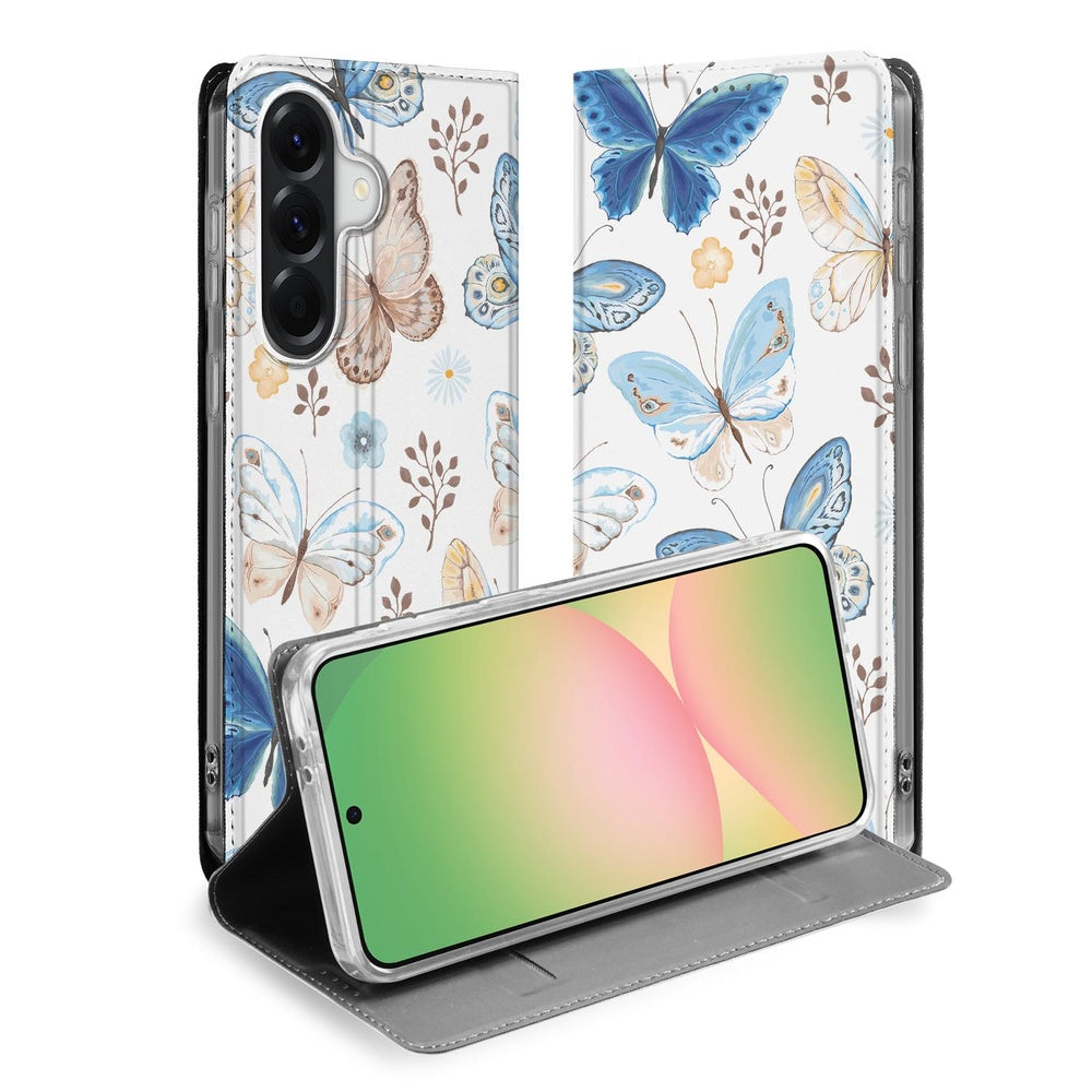 Samsung Galaxy A57 Telefoonhoesje Vlinder Vlinderdesignhoesje Vooraanzicht.