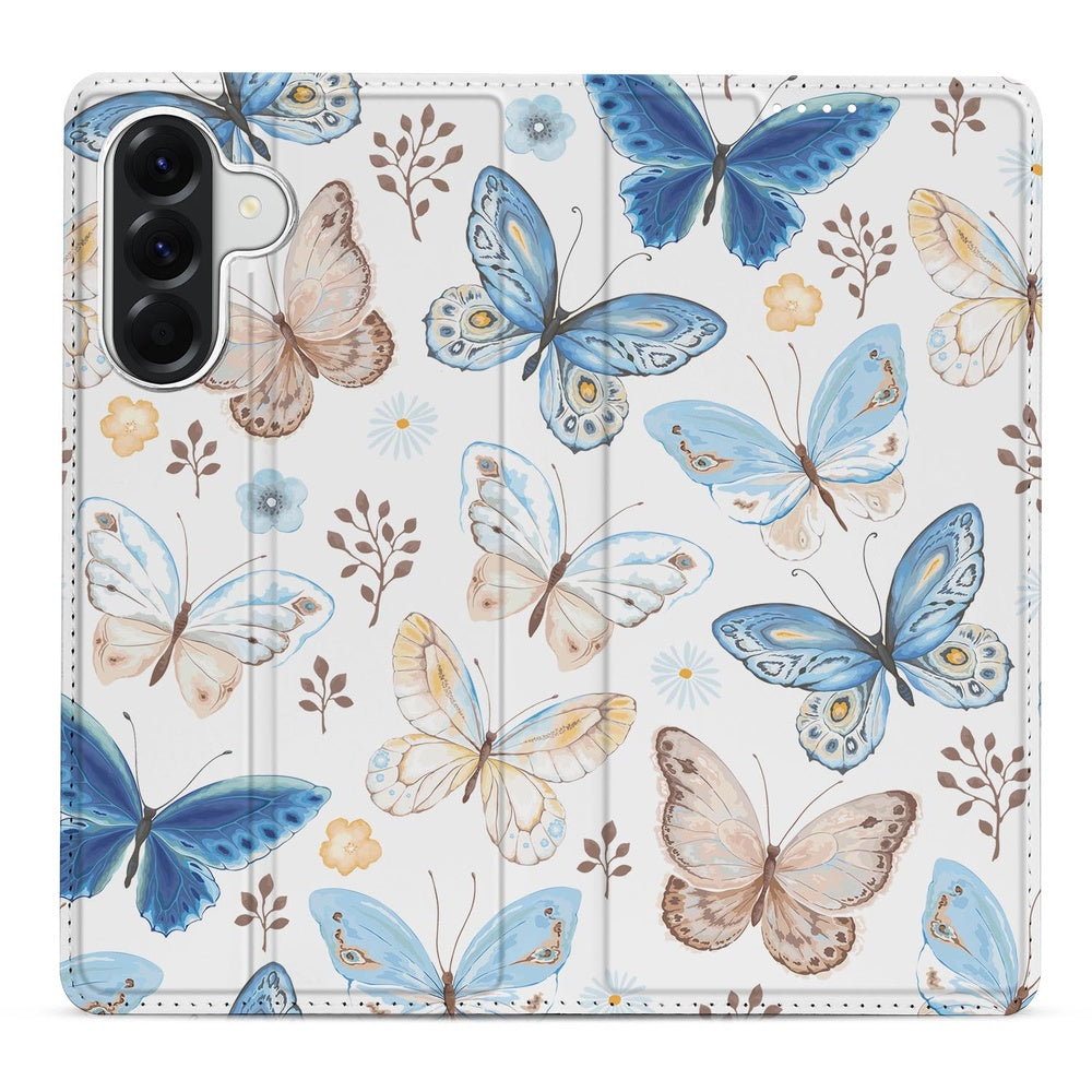 Samsung Galaxy A57 Telefoonhoesje Vlinder vlinderdesign detail.