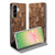 Samsung Galaxy A57 Smart Cover Hoesje Wooden Cubes hoesje houten blokken vooraanzicht.