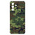Samsung Galaxy A57 TPU Back Cover Army Dark Valbestendig camo-print transparant achterkant.