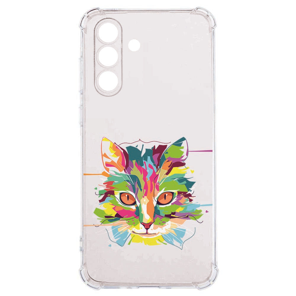 Samsung Galaxy A57 Flexibele back cover Cat Color Schokbestendig