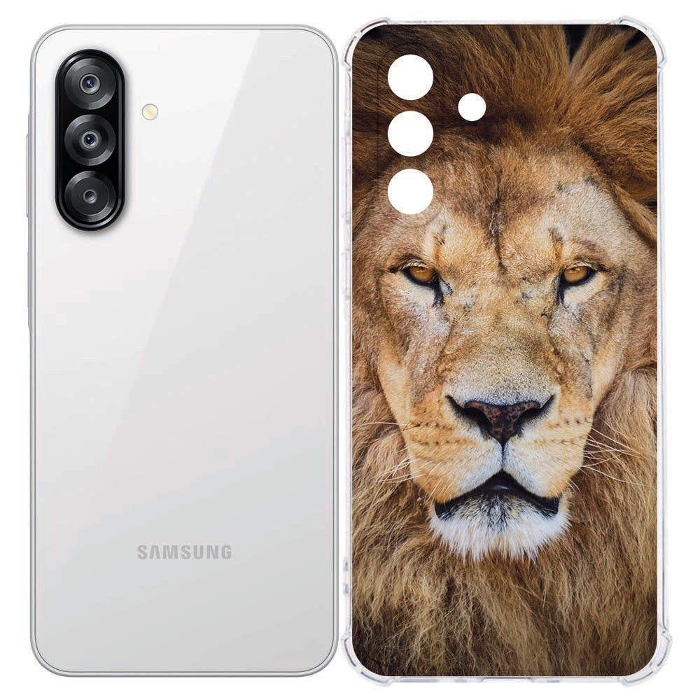 Flexibele back cover Samsung Galaxy A57 Leeuw Shockproof