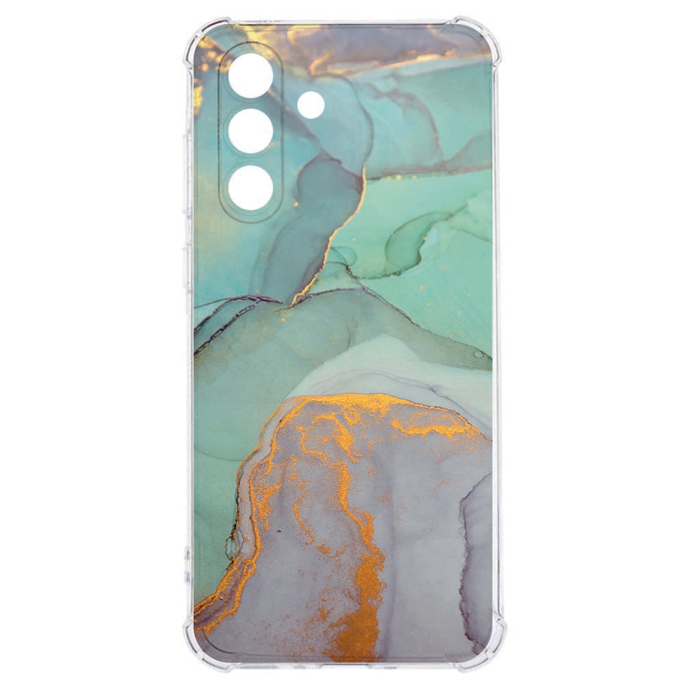 Samsung Galaxy A57 Flexibele back cover Watercolor Mix Antishock achterkant met aquarelpatroon.
