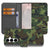 Samsung Galaxy S25 FE Boekhoesje Camouflage Army Dark Met Pasjes