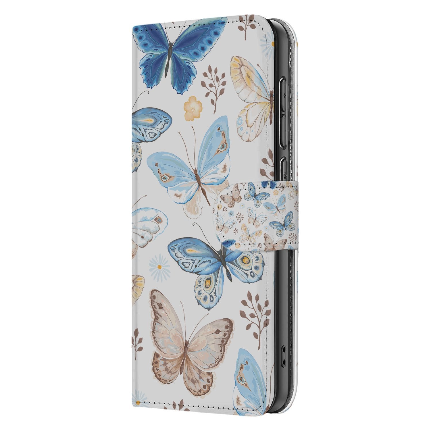 Samsung Galaxy S25 FE Vlinder Wallet Hoesje Met 3 Pasjes PU Leder