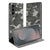 Samsung Galaxy S25 FE Telefoonhoesje Army Light book case camouflage voorkant achterkant