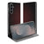 Samsung Galaxy S25 FE Telefoonhoesje Geruit Rood Book Case voorkant zijkant