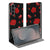 Samsung Galaxy S25FE Book Cover Valentine rosens hartjes vooraanzicht