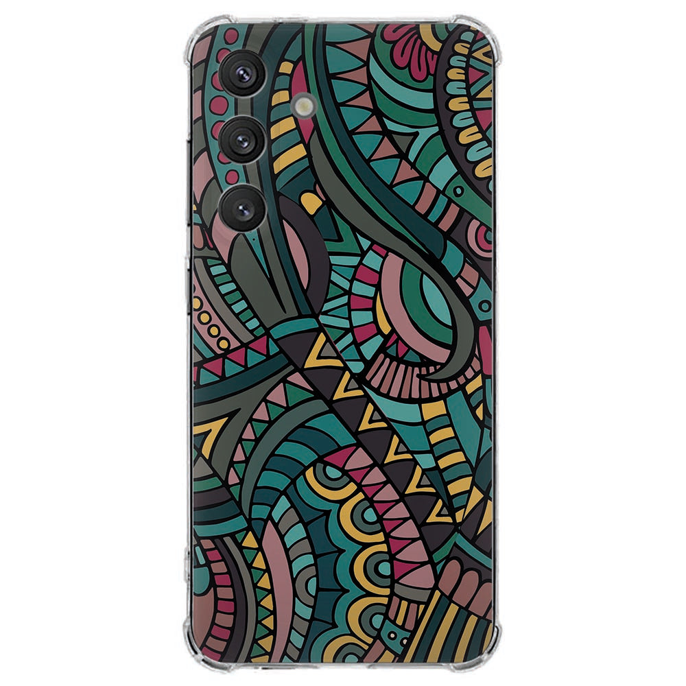 Samsung Galaxy S25 FE Hoesje - Aztec TPU Antishock