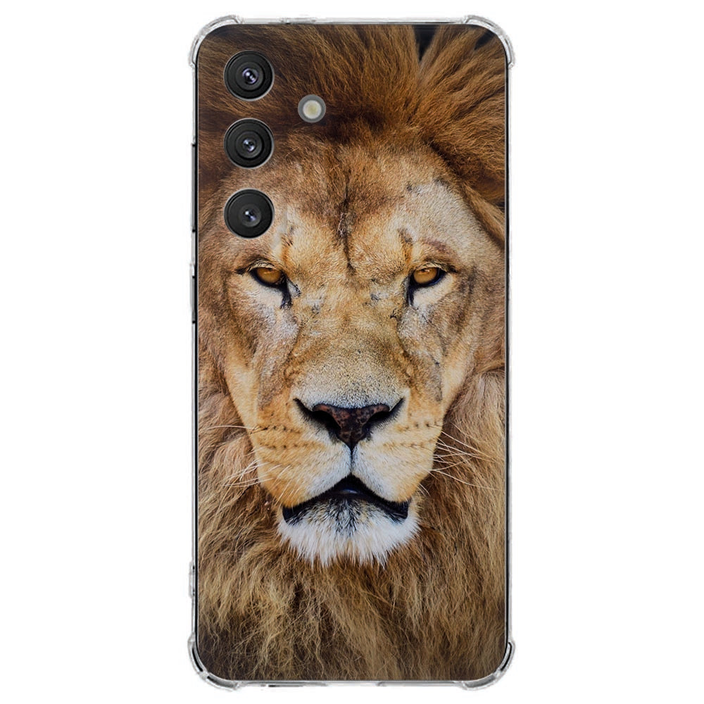 Samsung Galaxy S25 FE Hoesje - Leeuw TPU Antishock