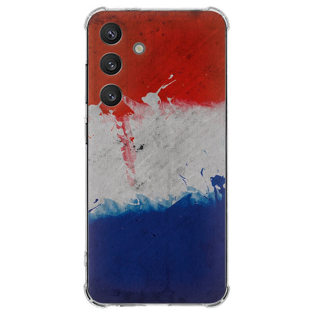 Samsung Galaxy S25 FE hoesje â Nederlandse vlag â schokbestendig TPU