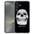 Samsung Galaxy S25 FE Hoesje Skull Eyes TPU Antishock Zwart Wit Hoofdweergave.