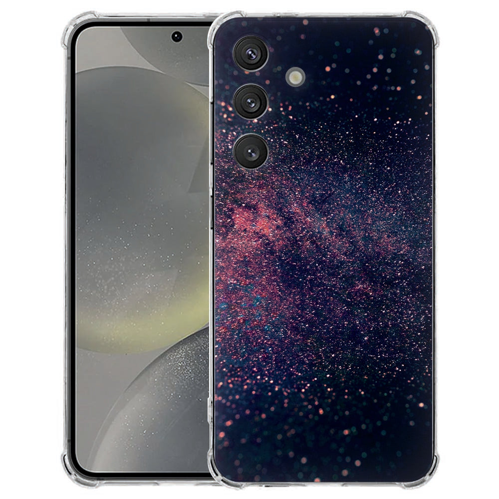 Samsung Galaxy S25 FE Hoesje - Stars TPU Antishock sterrendesign achterkant.