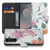 Bookcase hoesje Samsung Galaxy S26 FE met Bird Flowers design in wit en groen