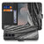 Samsung Galaxy S26 FE bookcase hoesje met Boomschors houtprint in zwart en grijs