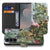 Samsung Galaxy S26 FE bookcase hoesje met Jungle design in blauw en roze
