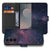 Samsung Galaxy S26 FE bookcase hoesje met Stars design in paars en zwart