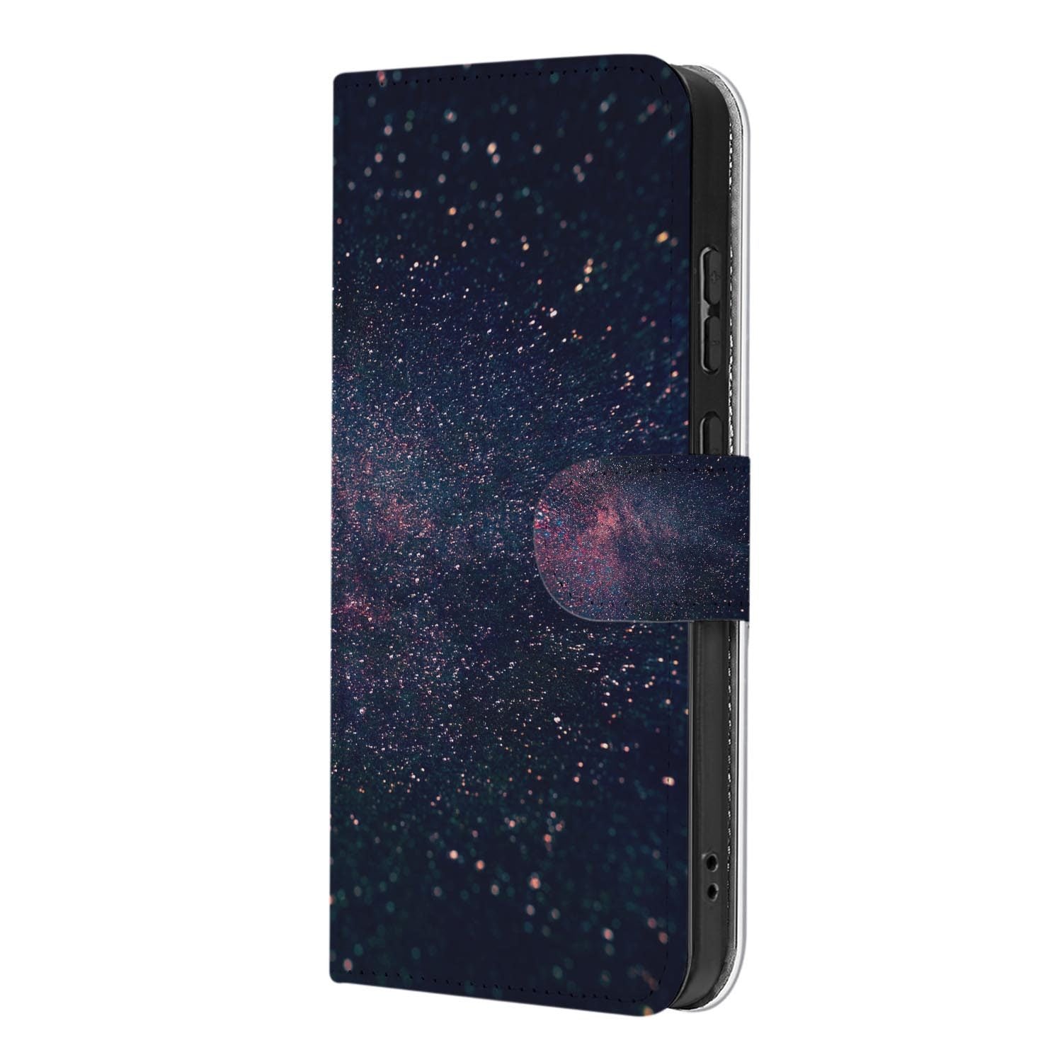 Kunstleren klaphoesje in Stars stijl voor de Samsung Galaxy S26 FE