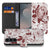 Samsung Galaxy S26 FE bookcase hoesje met Watercolor Flowers design in rood, rose en wit