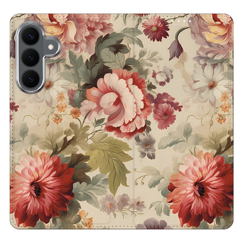 Samsung Galaxy S26 FE boekhoesje Bloemen met pasjesvak