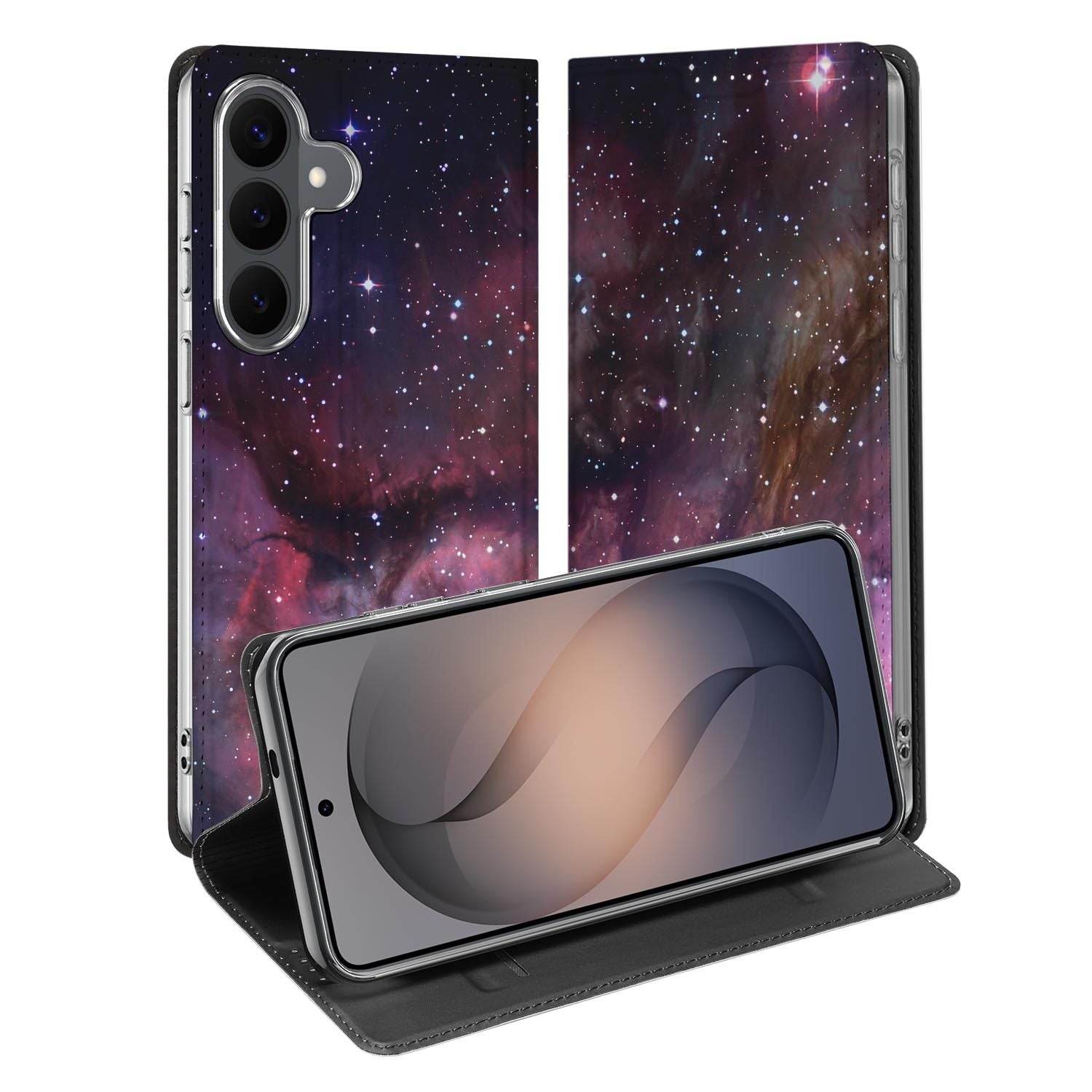 Samsung Galaxy S26 FE standcase met Galaxy-print
