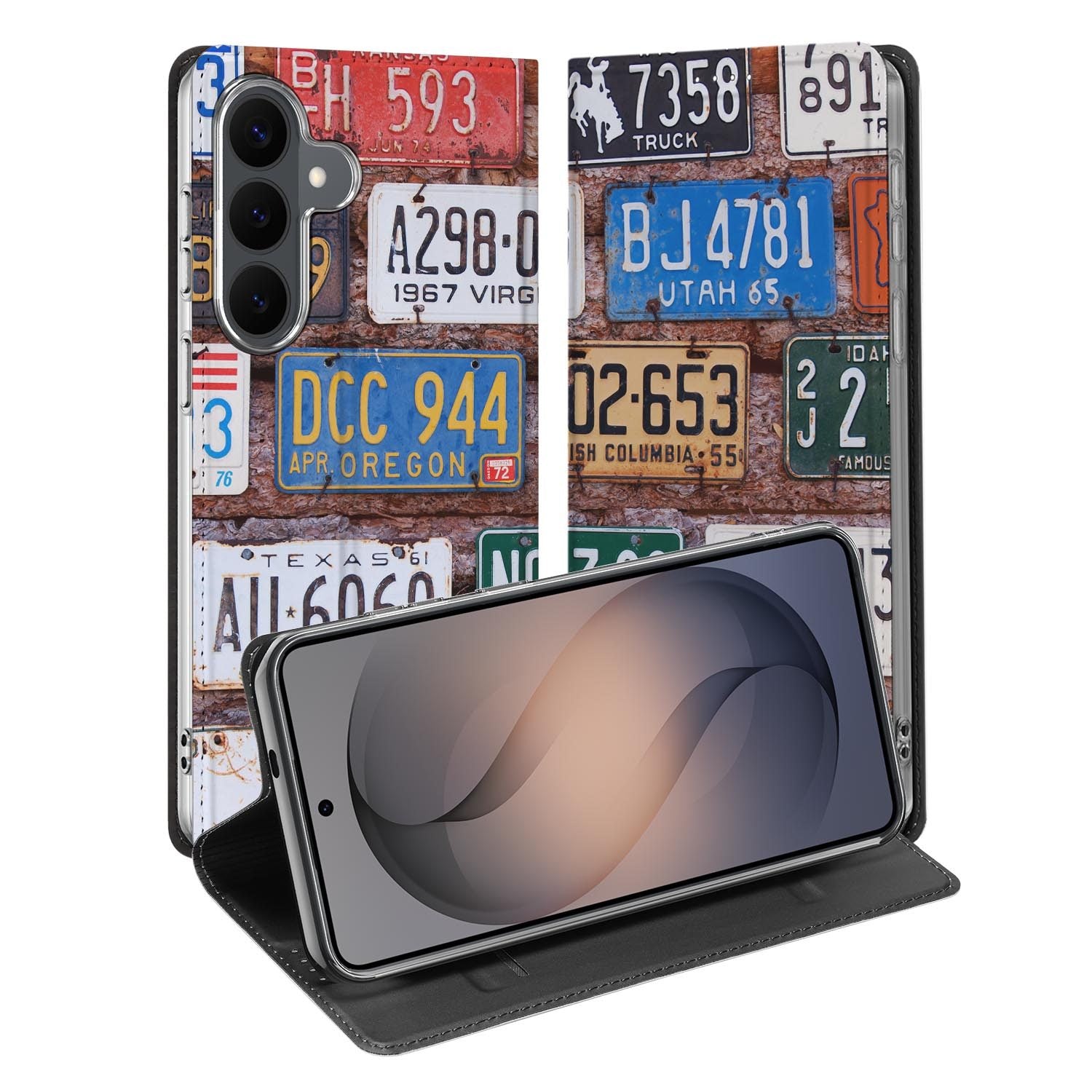Samsung Galaxy S26 FE standcase met Kentekenplaten-print