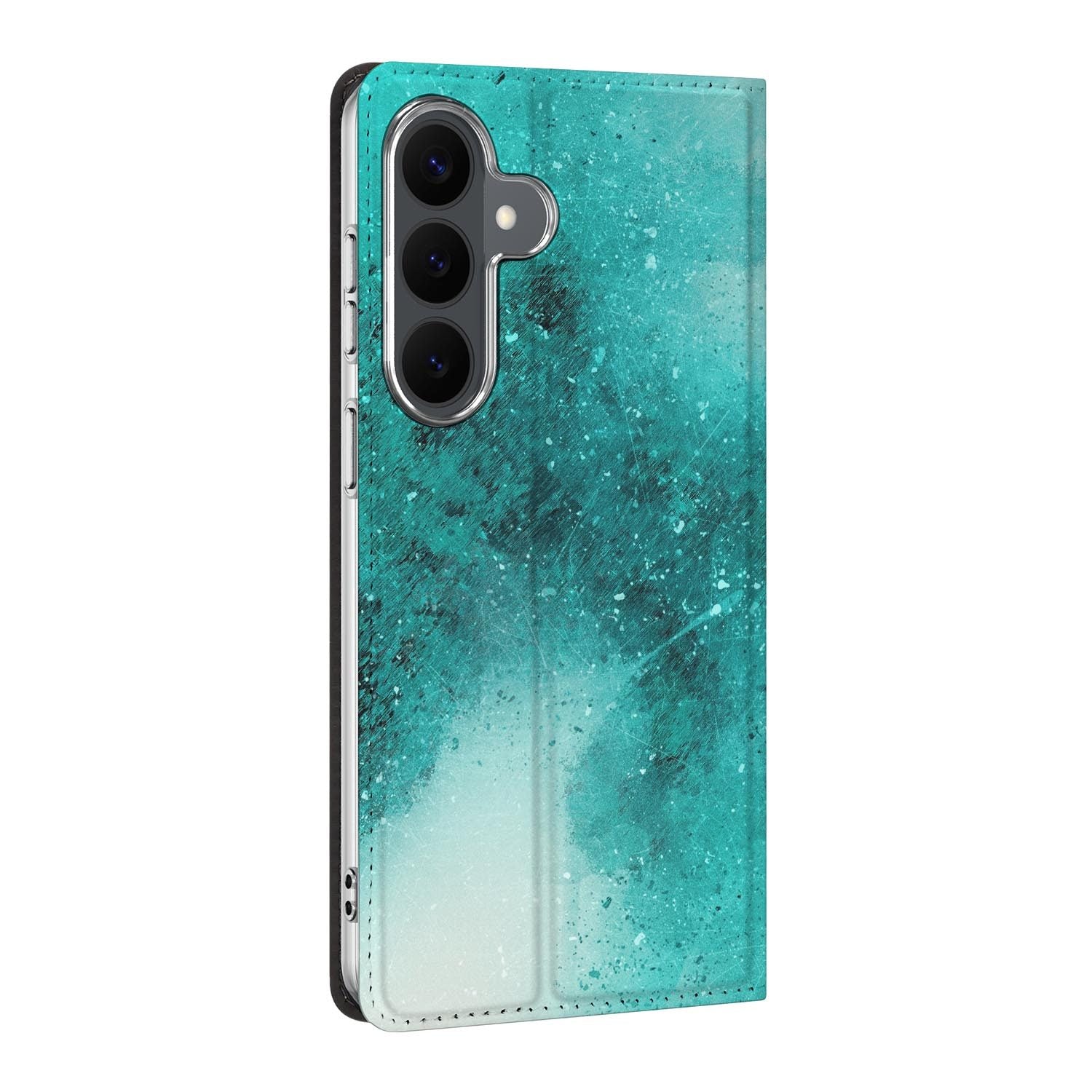 Samsung Galaxy S26 FE standcase Painting Blue, bescherming voor- en achterkant