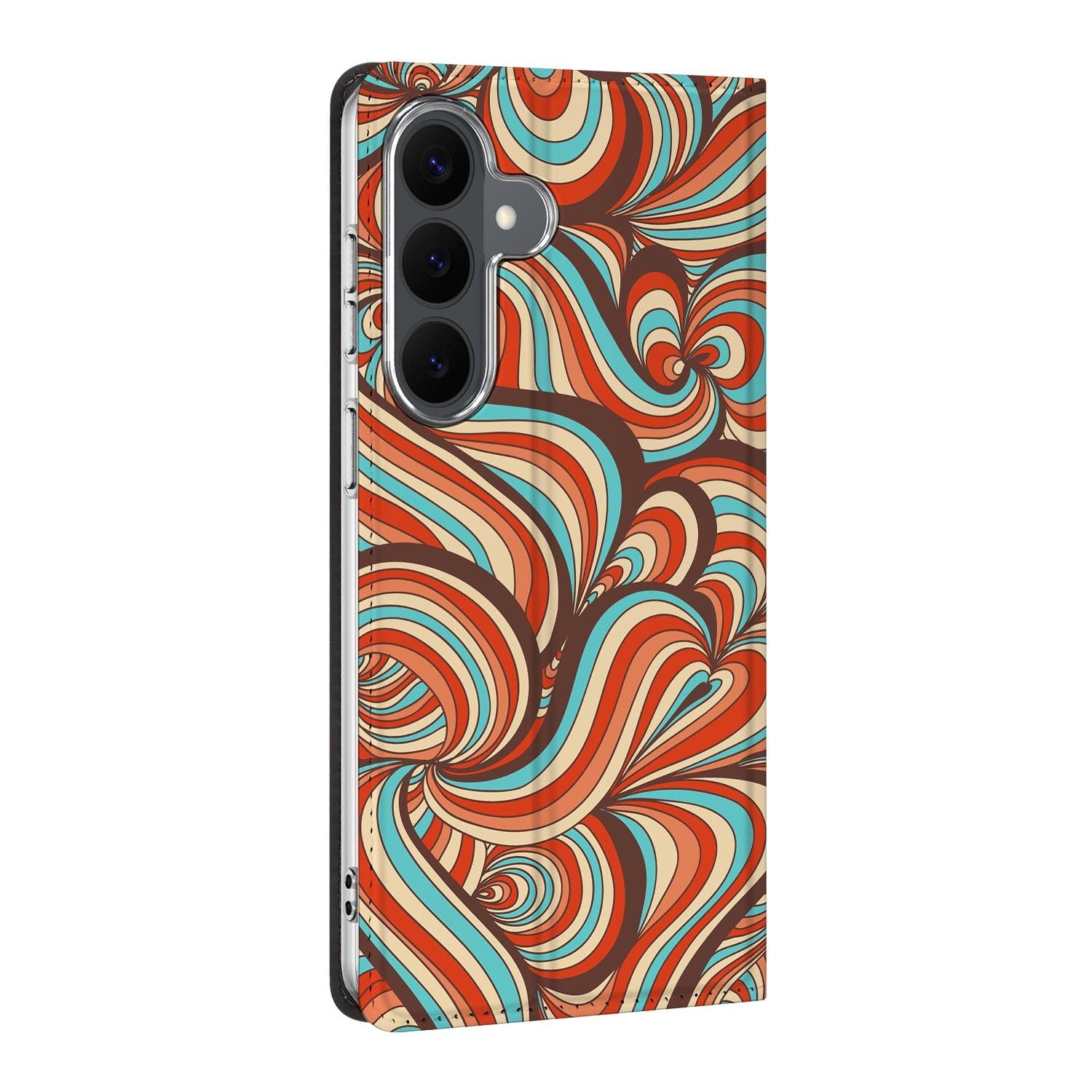 Samsung Galaxy S26 FE standcase Retro, bescherming voor- en achterkant