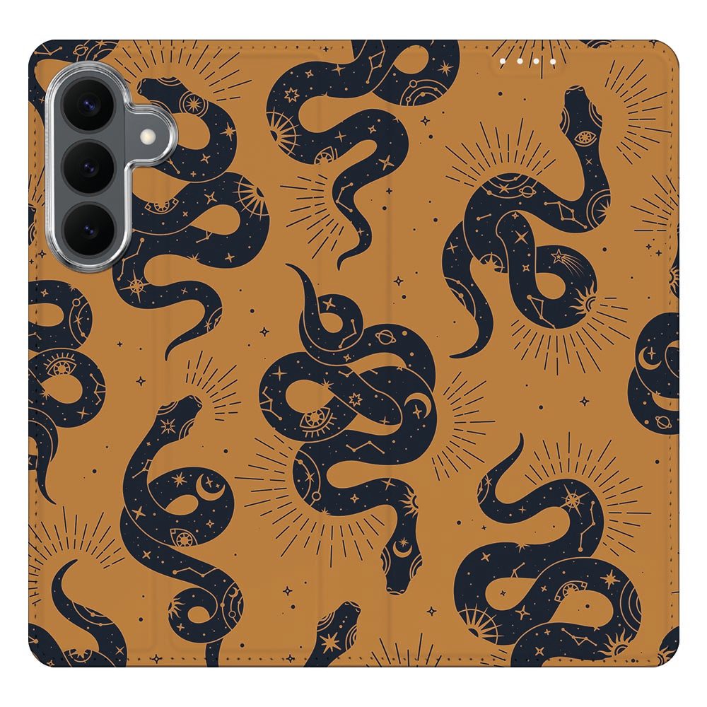 Samsung Galaxy S26 FE boekhoesje Snakes met pasjesvak