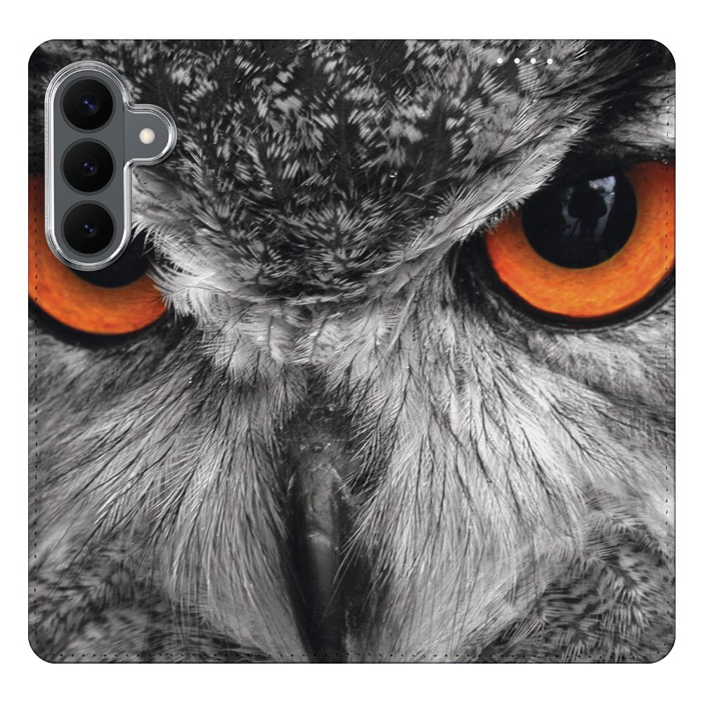 Samsung Galaxy S26 FE boekhoesje Uil met pasjesvak