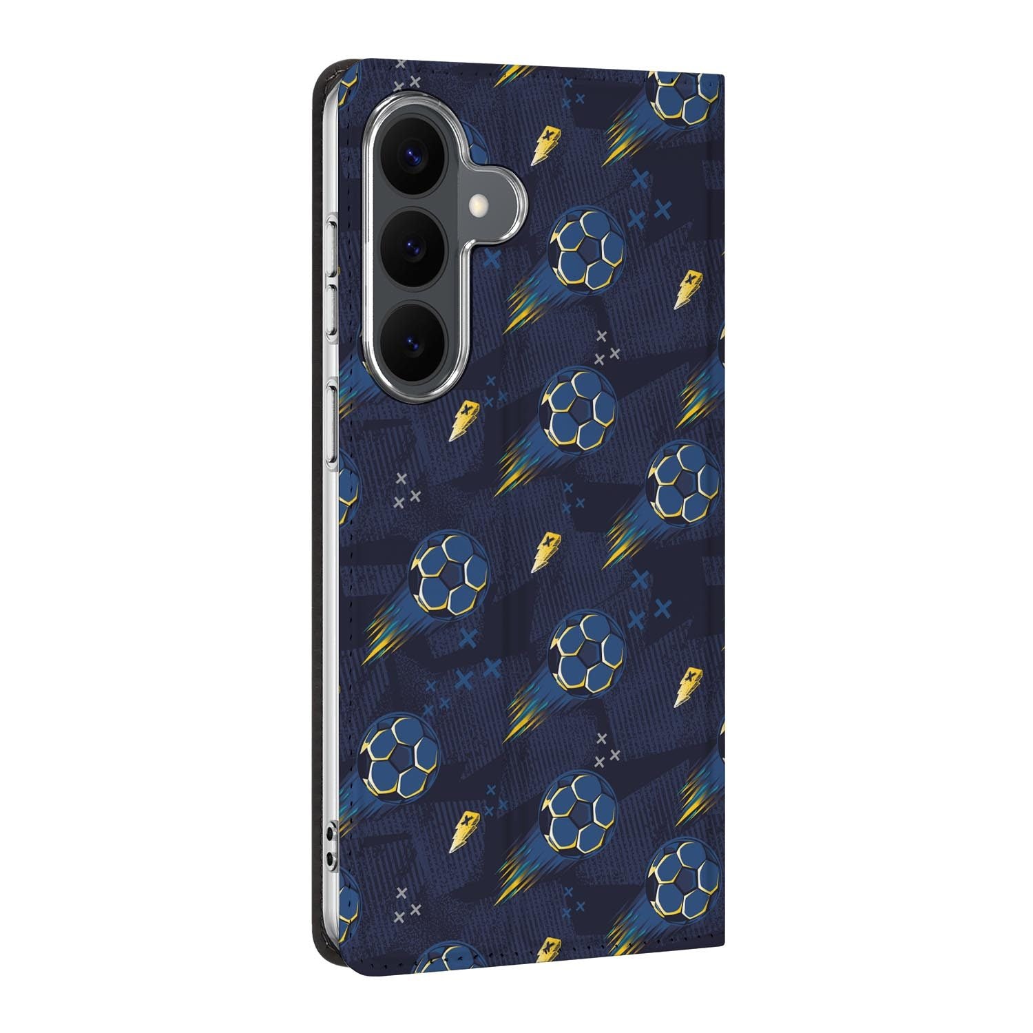 Samsung Galaxy S26 FE standcase Voetbal, bescherming voor- en achterkant