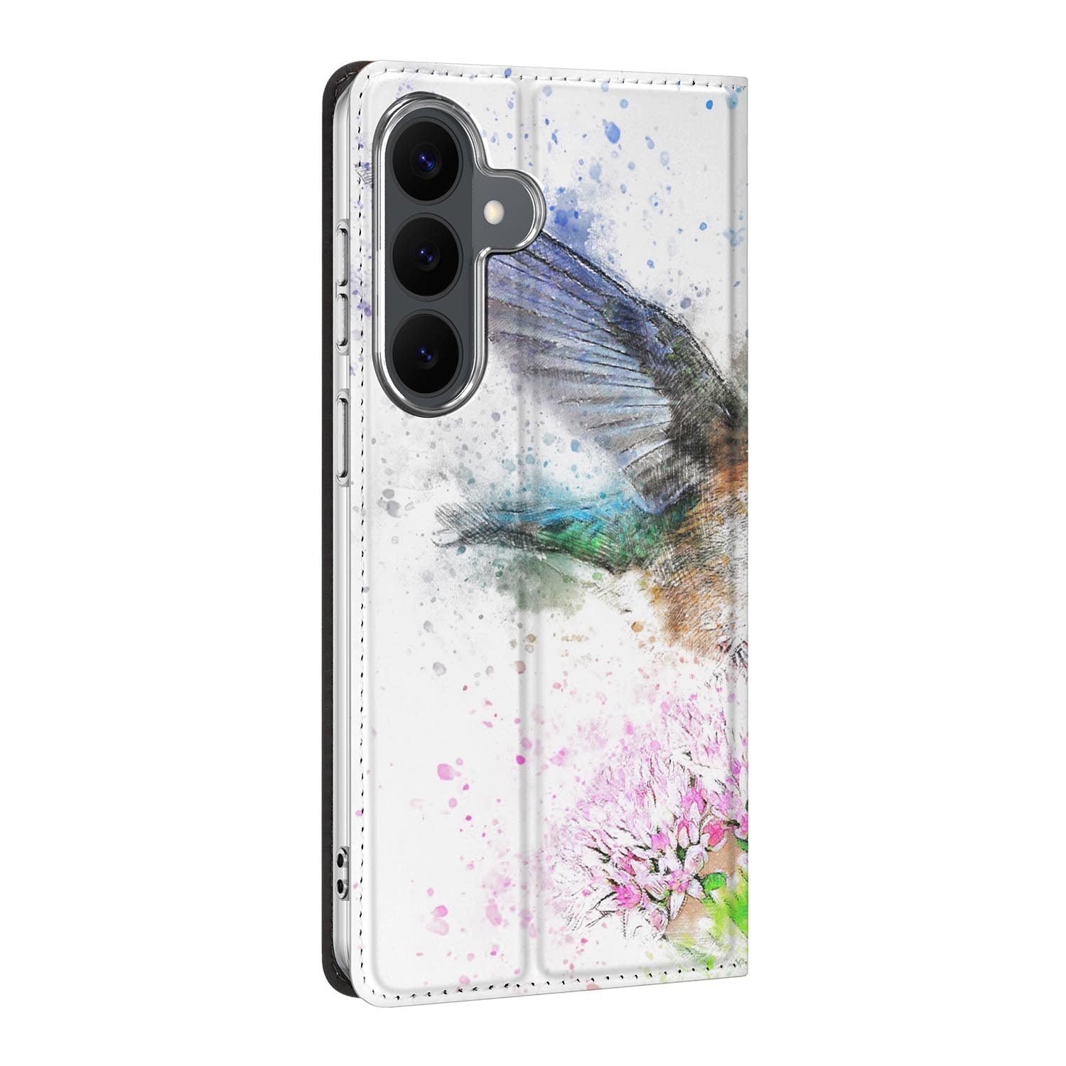 Samsung Galaxy S26 FE standcase Vogel, bescherming voor- en achterkant