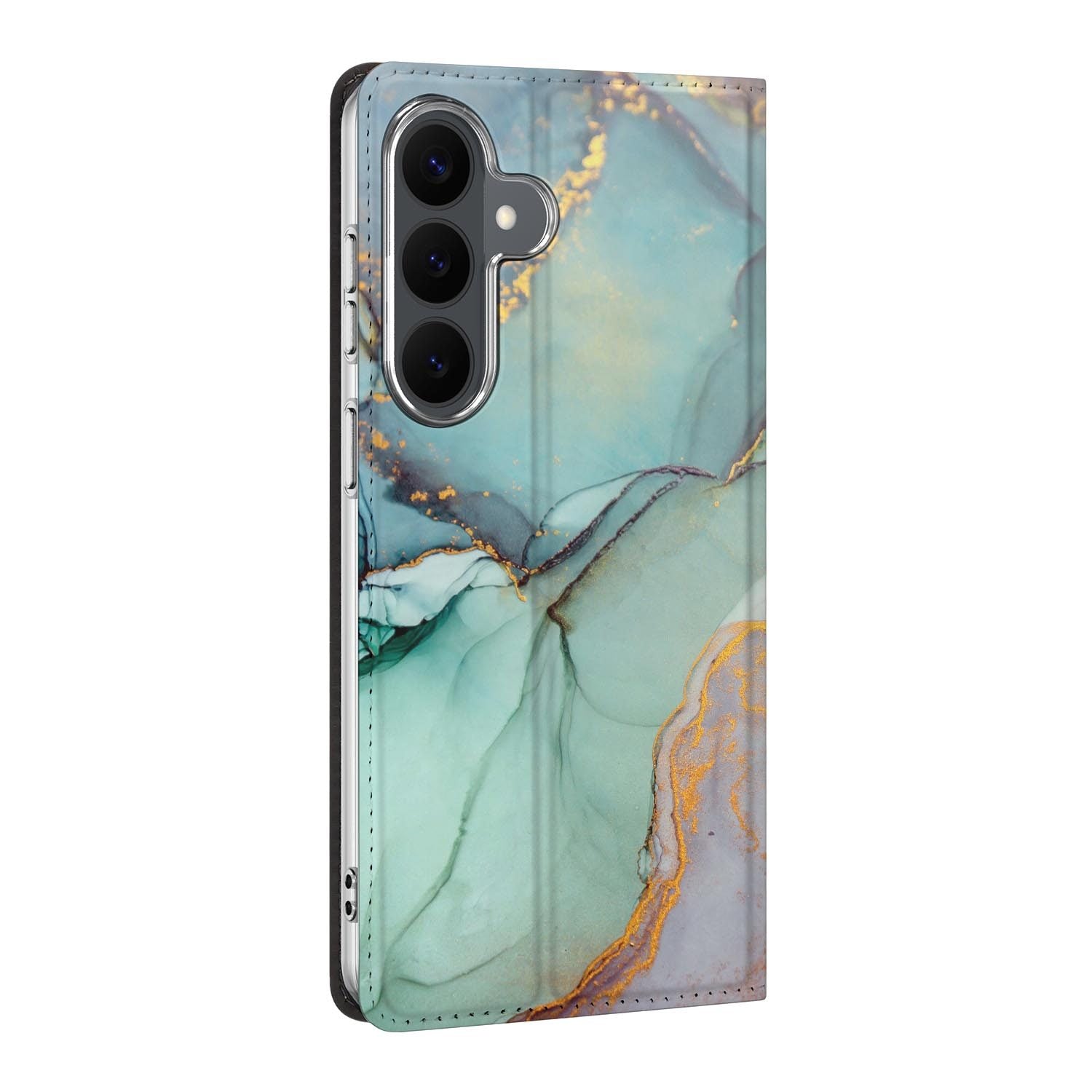 Samsung Galaxy S26 FE standcase Watercolor Mix, bescherming voor- en achterkant